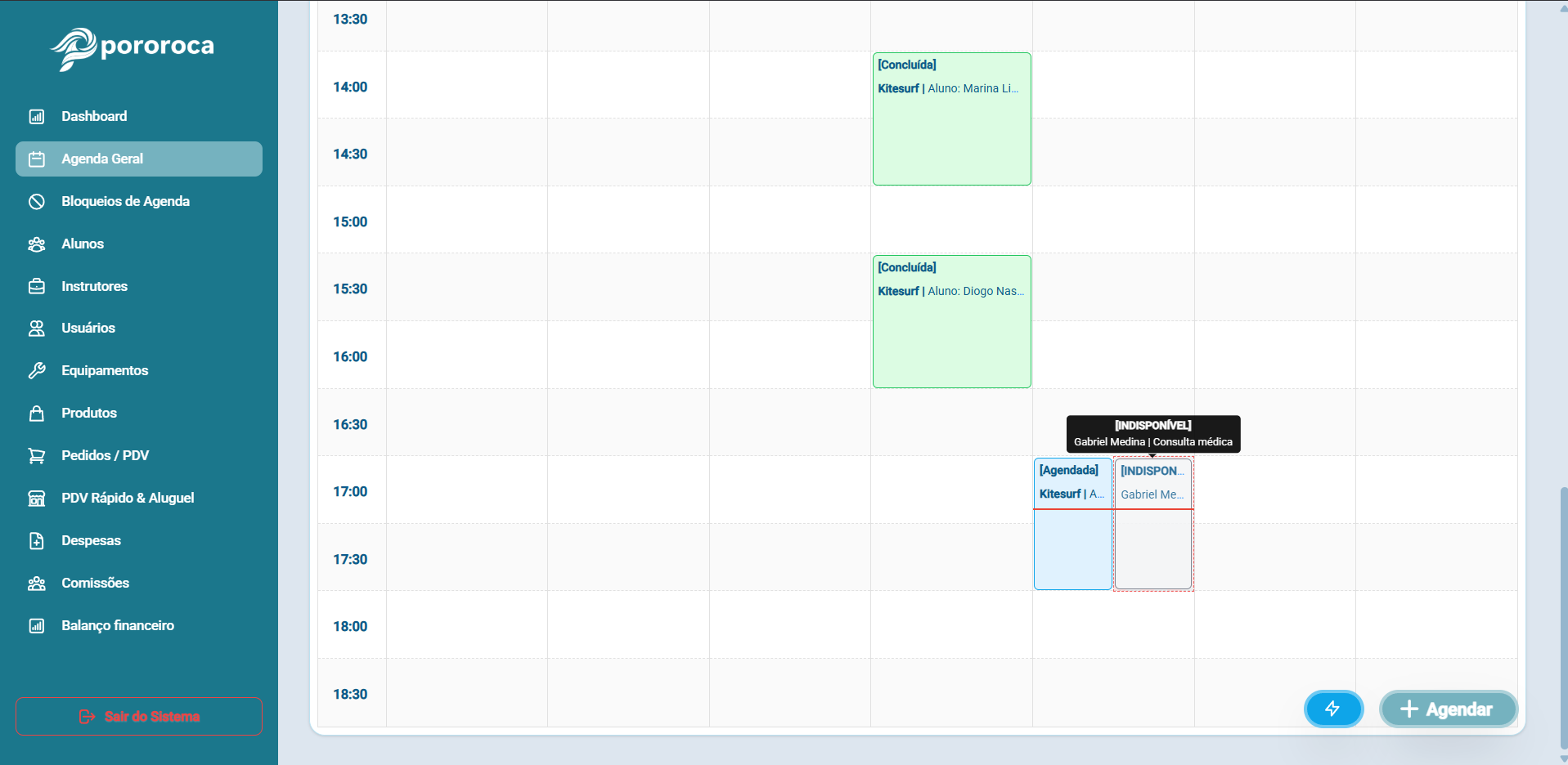 Agendamento